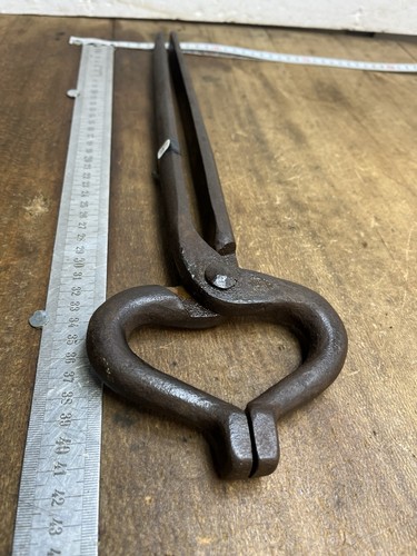 Outil ancien fer forgé pince - fer,